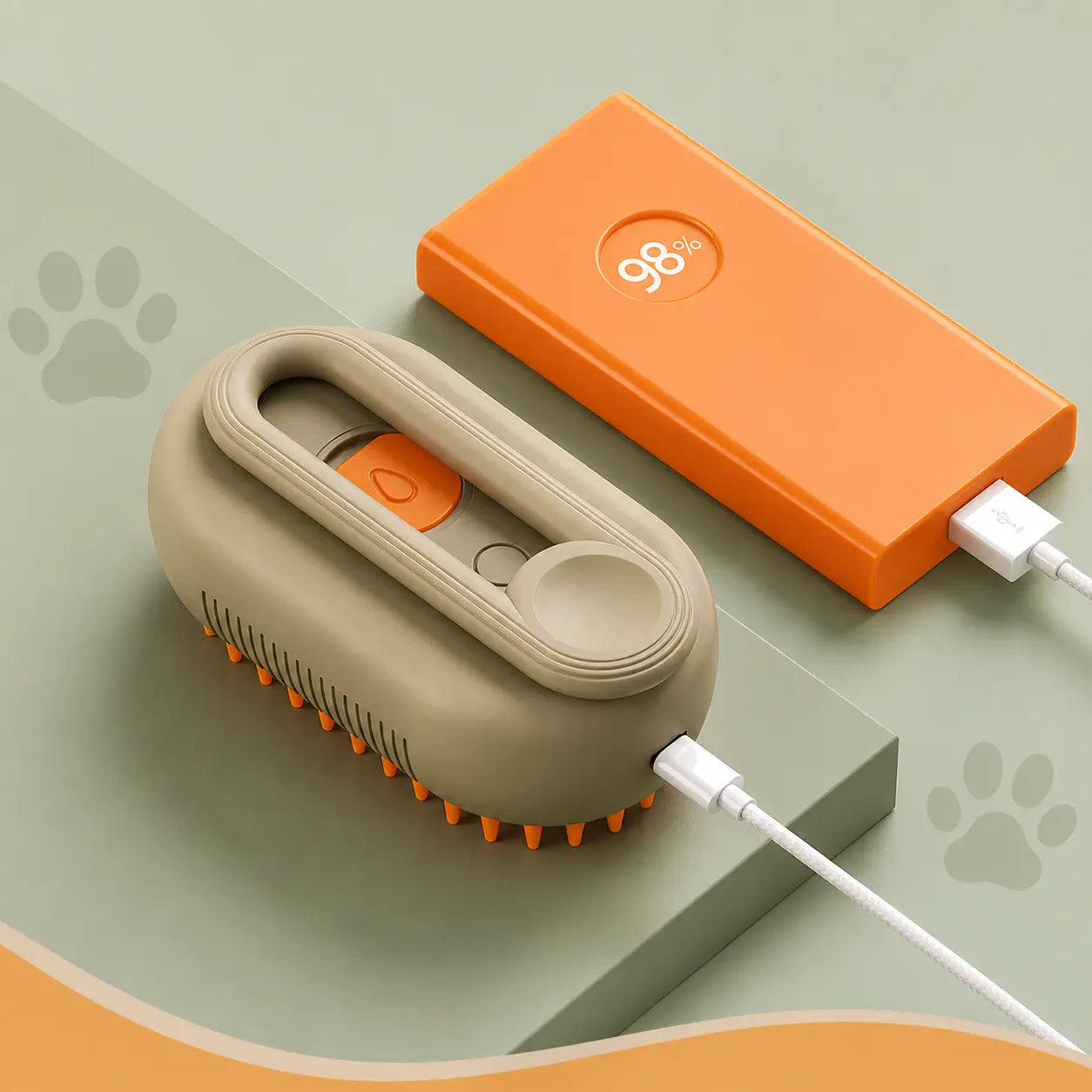 Cepillo Vapor Pro: ¡90% Menos de Pelo en Casa!